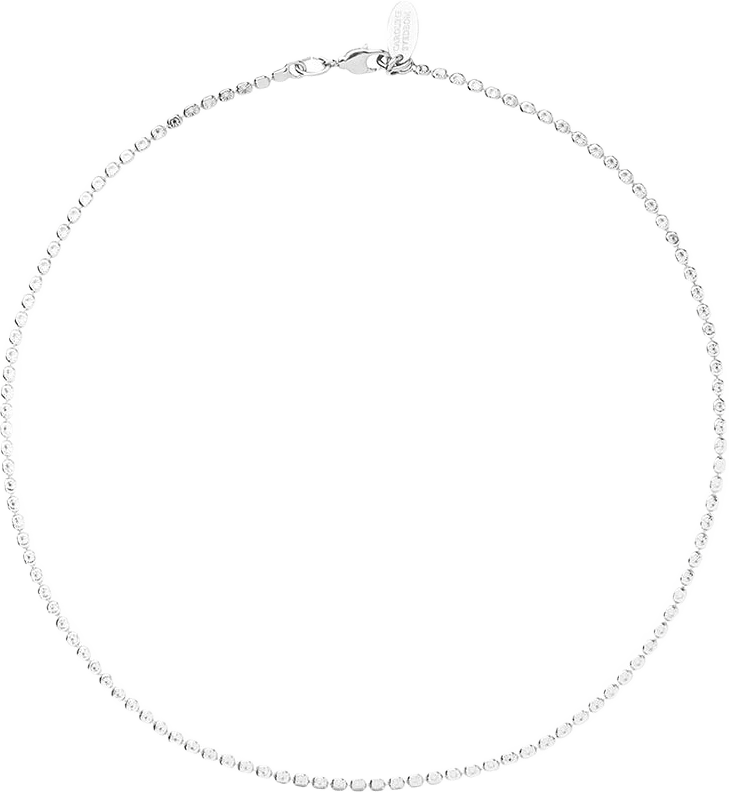 Diamond Chain Rhodium Metal, från Caroline Svedbom, i färgen Rhodium.