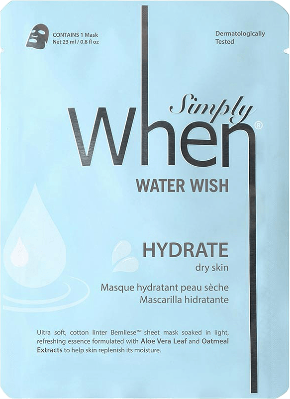 Water Wish  Sheet Mask, från When.