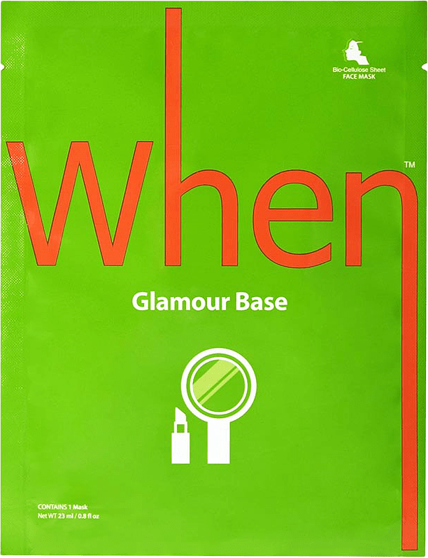 Glamour Base  Sheet Mask, från When.