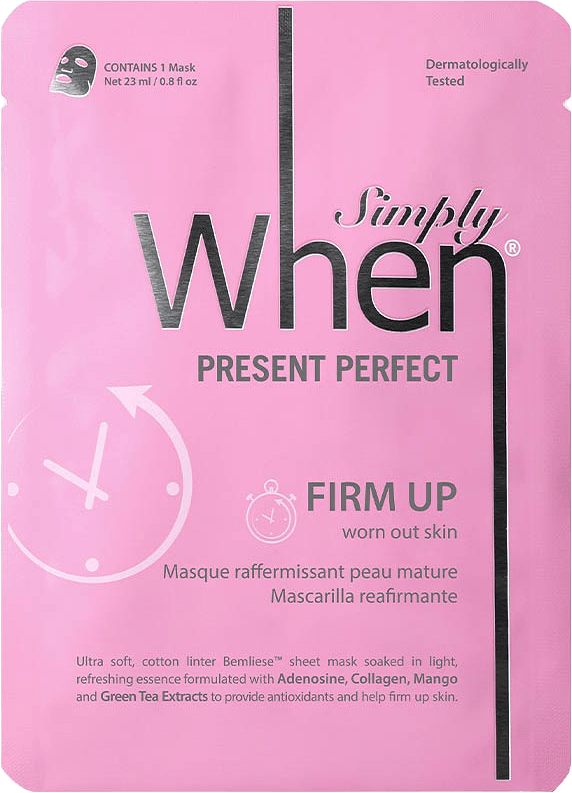 Present Perfect Sheet Mask, från When.