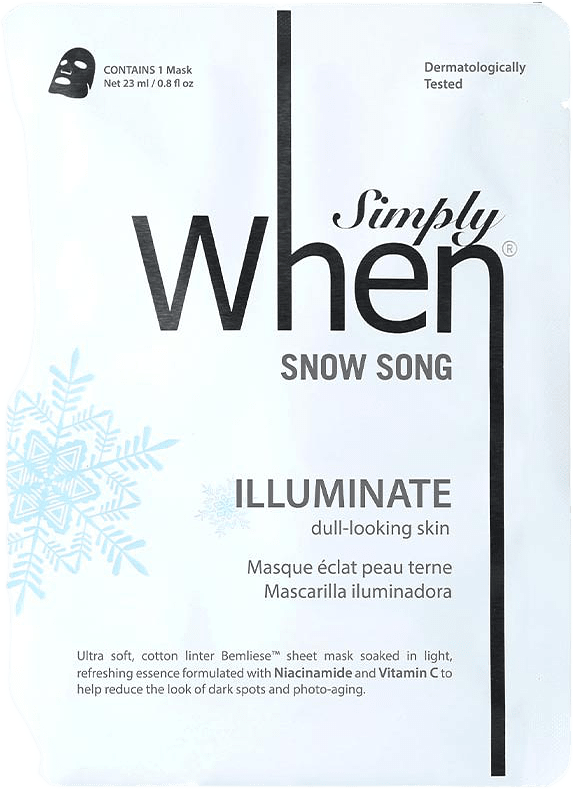Snow Song  Sheet Mask, från When.