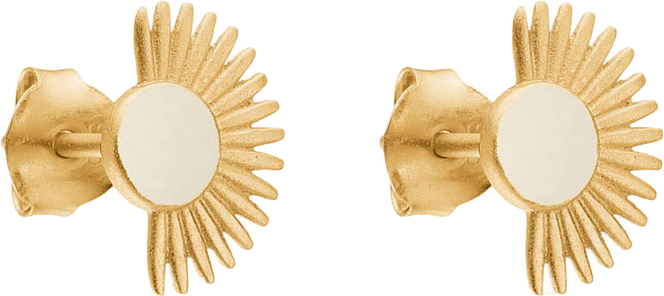 Örhängen, Soleil, från ENAMEL Copenhagen, i färgen Daisy.