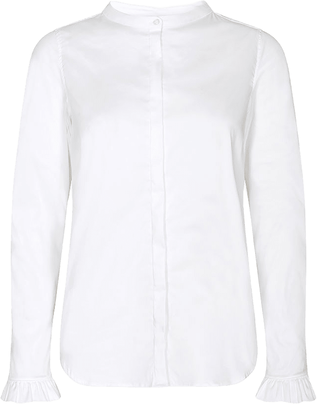 Mattie Sustainable Shirts, från Mos Mosh, i färgen White.