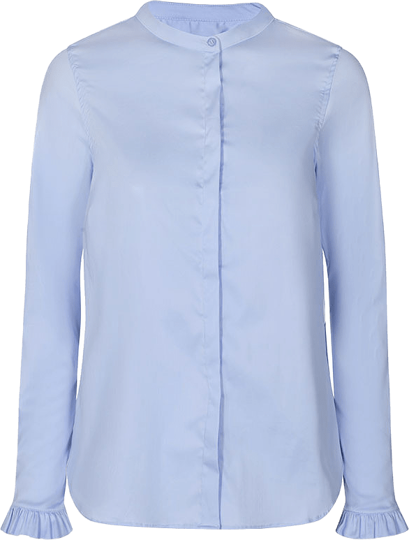 Mattie Sustainable Shirts, från Mos Mosh, i färgen Light Blue.