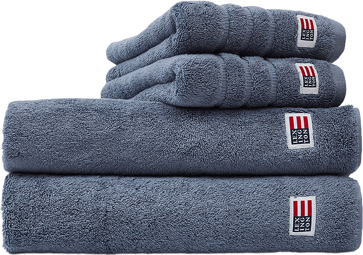 Towel Original Towel Steel Blue, från Lexington, i färgen Steel Blue.