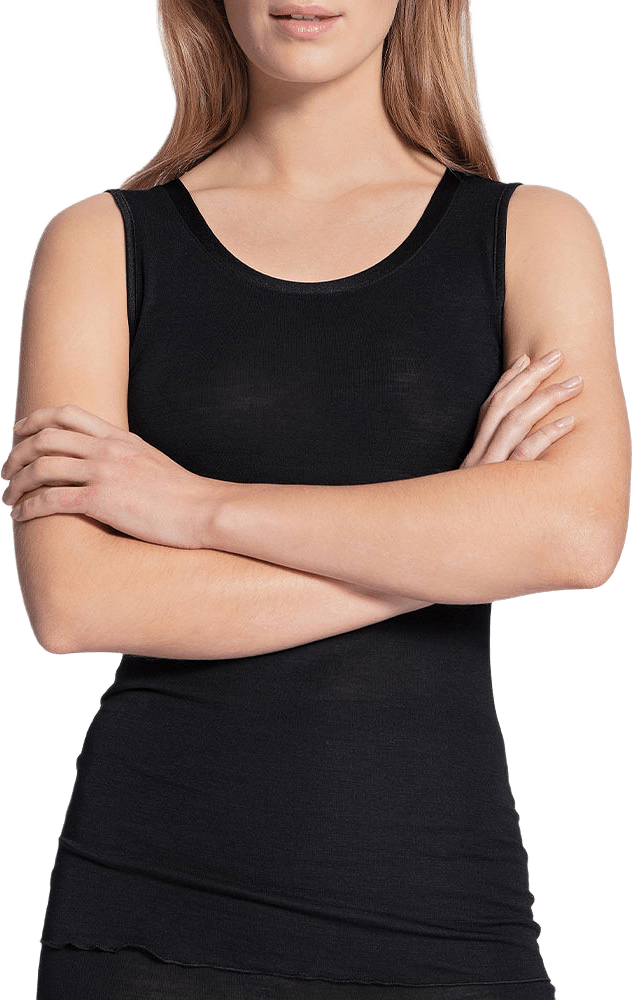 Tank top True confidence 12435, från Calida, i färgen Black.