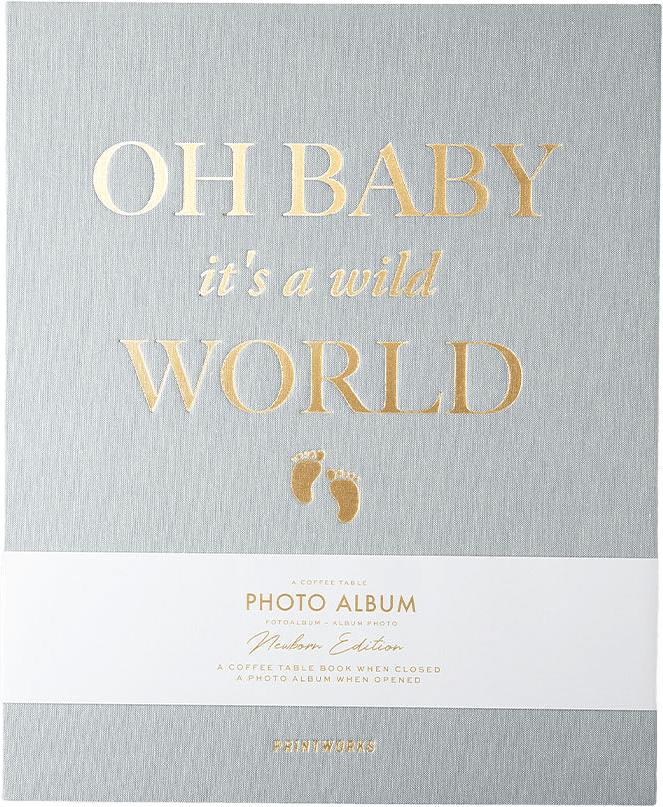 Fotoalbum - Baby it's a wild world, från Printworks, i färgen Multi.