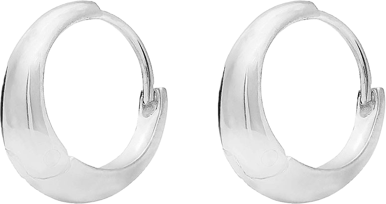 Earrings Stardust hoops polished