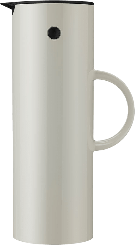 Termoskanna EM77, från Stelton, i färgen Sand.