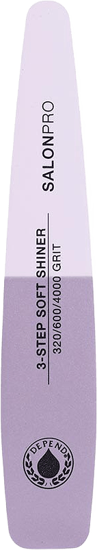 Nail File Salon Pro 3-step Soft Shiner, från Depend.