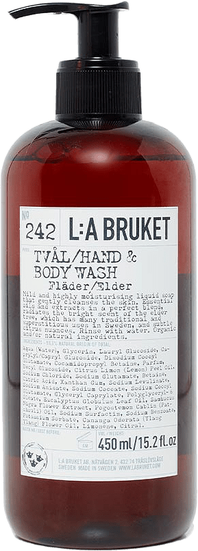 Flytande Tvål Fläder, från L:a Bruket.