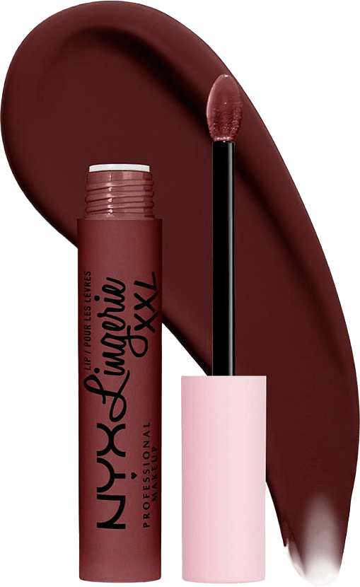 Lip Lingerie XXL Matte Liquid Lipstick, från NYX Professional Makeup, i färgen Deep Mesh.