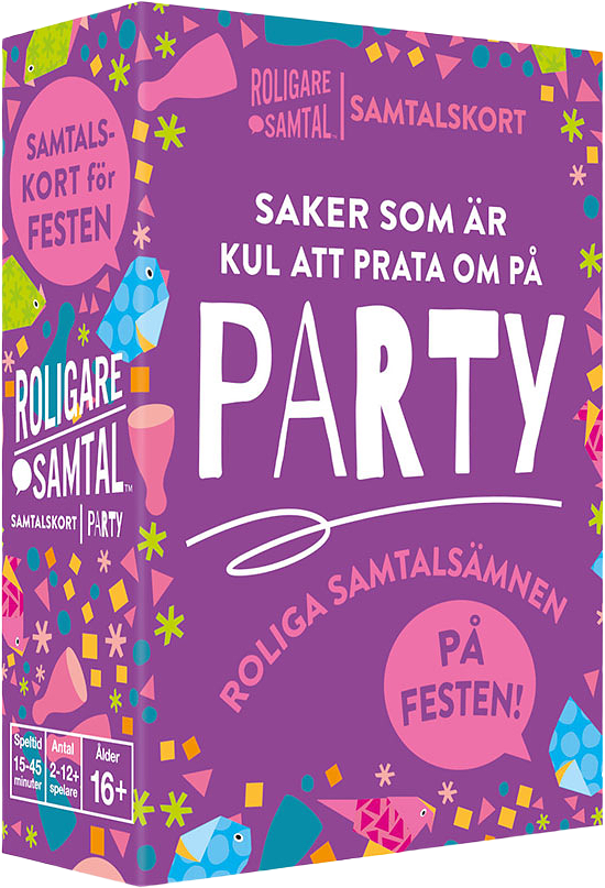 Roligare Samtal - Party, från KYLSKÅPSPOESI, i färgen Purple.