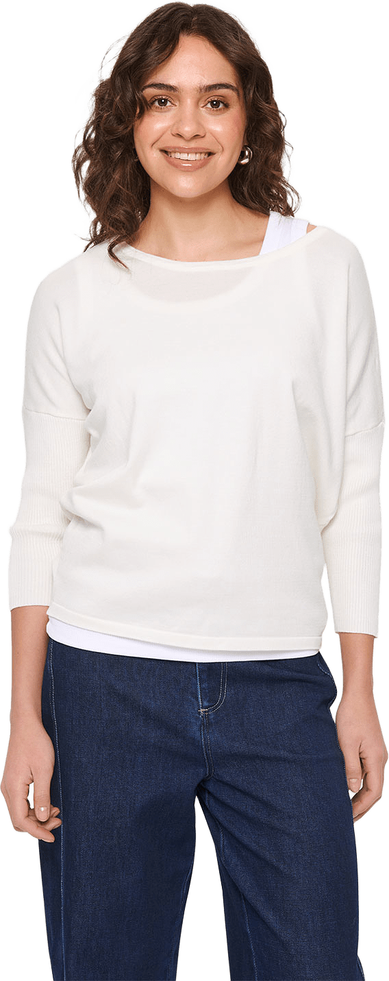 MilaSZ Pullover, från Saint Tropez, i färgen Ice.
