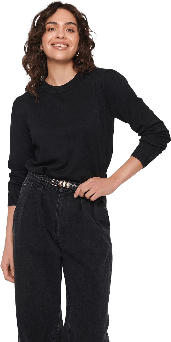 Mila Sweater, från Saint Tropez, i färgen Black.