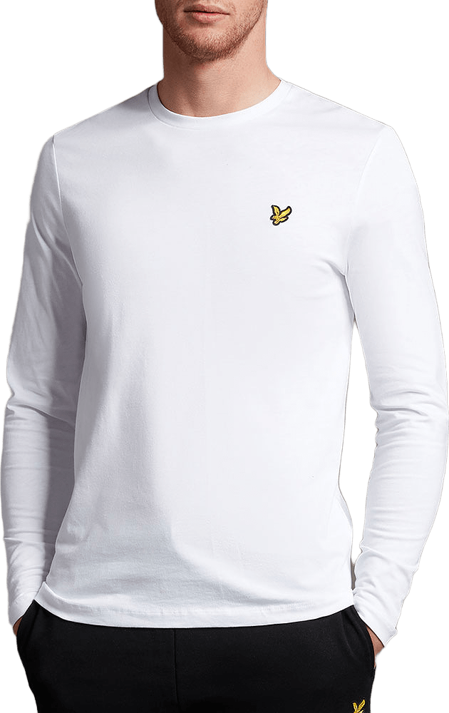 L/S T-shirt, från Lyle & Scott, i färgen White.