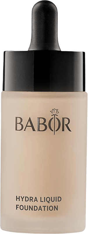 Hydra Liquid Foundation, från BABOR, i färgen Peach Vanilla.