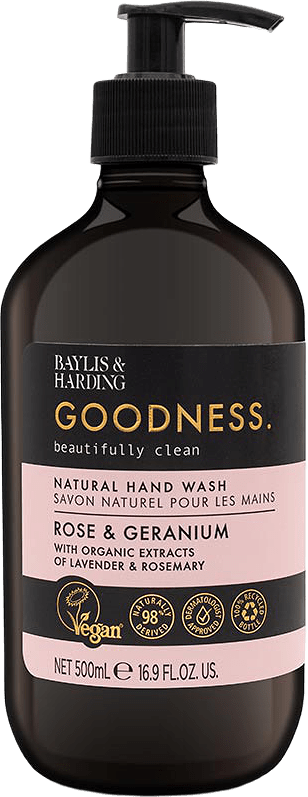 Goodness Rose & Geranium Hand Wash, från Baylis & Harding.