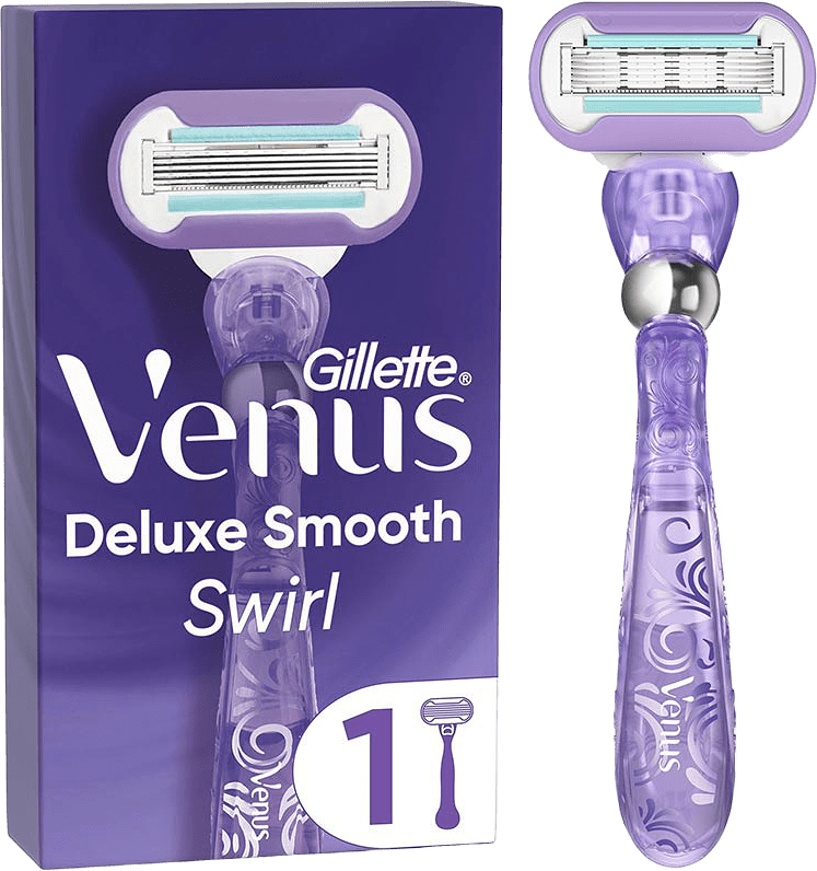 Deluxe Smooth Swirl Rakhyvel med 1 Rakblad