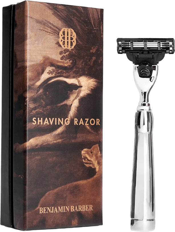 Classic Shaving Razor Mach3 Chrome, från Benjamin Barber.