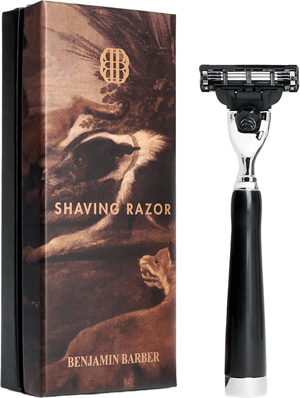 Classic Shaving Razor Mach3 Ebony, från Benjamin Barber.