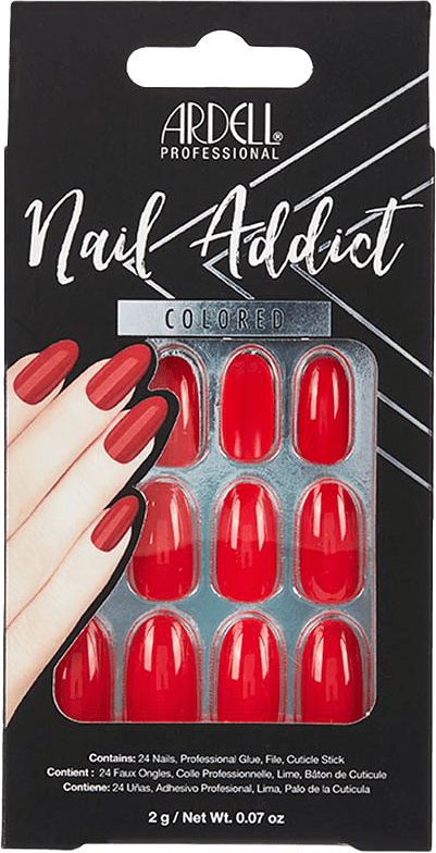 Nail Addict Colored Cherry Red