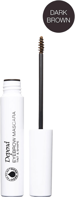 Eyebrow Mascara Tint & Shape, från Depend, i färgen Dark Brown.