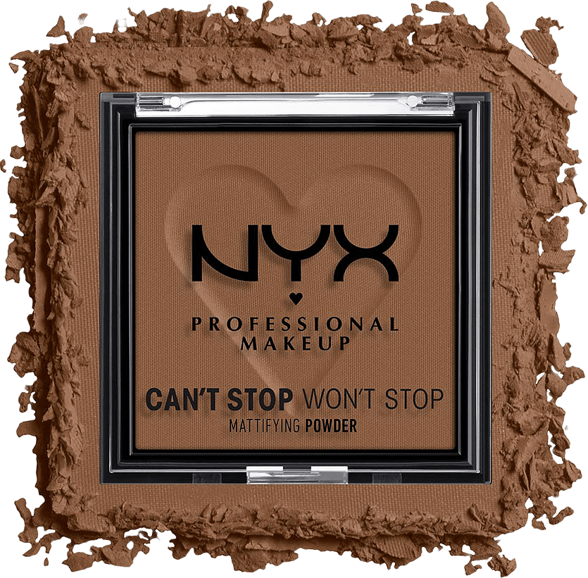Can’t Stop Won’t Stop Mattifying Powder, från NYX Professional Makeup, i färgen Deep.