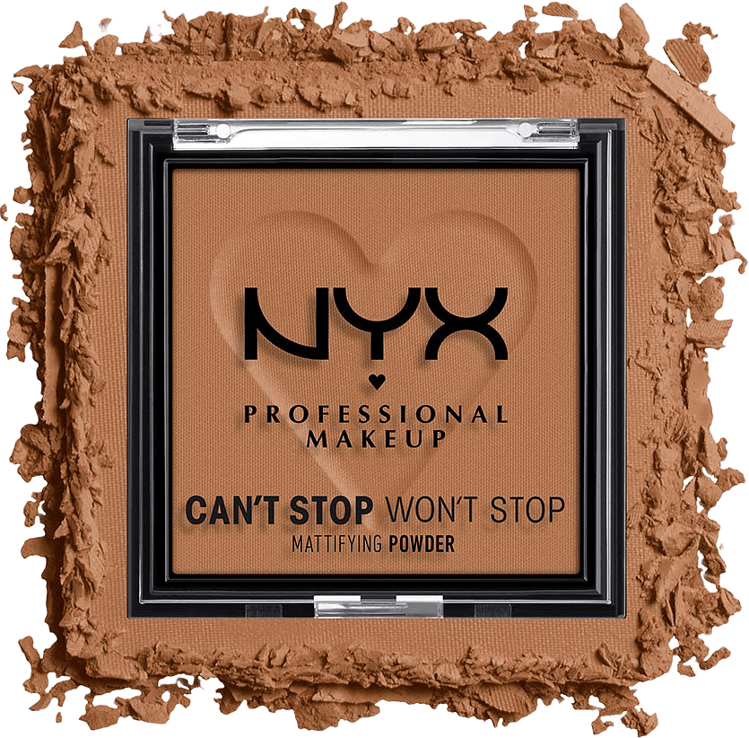 Can’t Stop Won’t Stop Mattifying Powder, från NYX Professional Makeup, i färgen Mocha.
