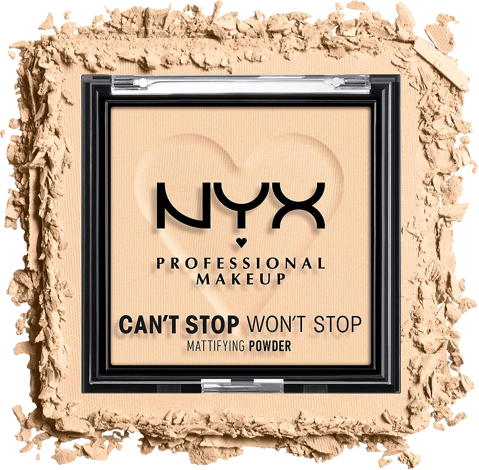 Can’t Stop Won’t Stop Mattifying Powder, från NYX Professional Makeup, i färgen Light.