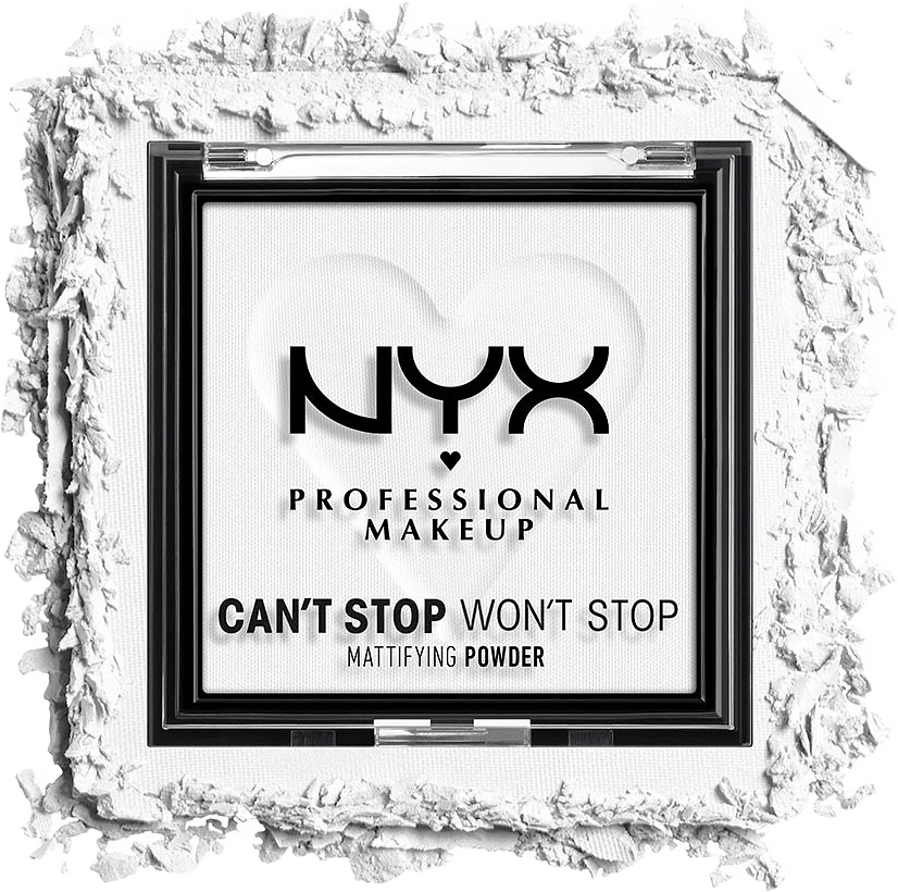 Can’t Stop Won’t Stop Mattifying Powder, från NYX Professional Makeup, i färgen Brightening Translucent.