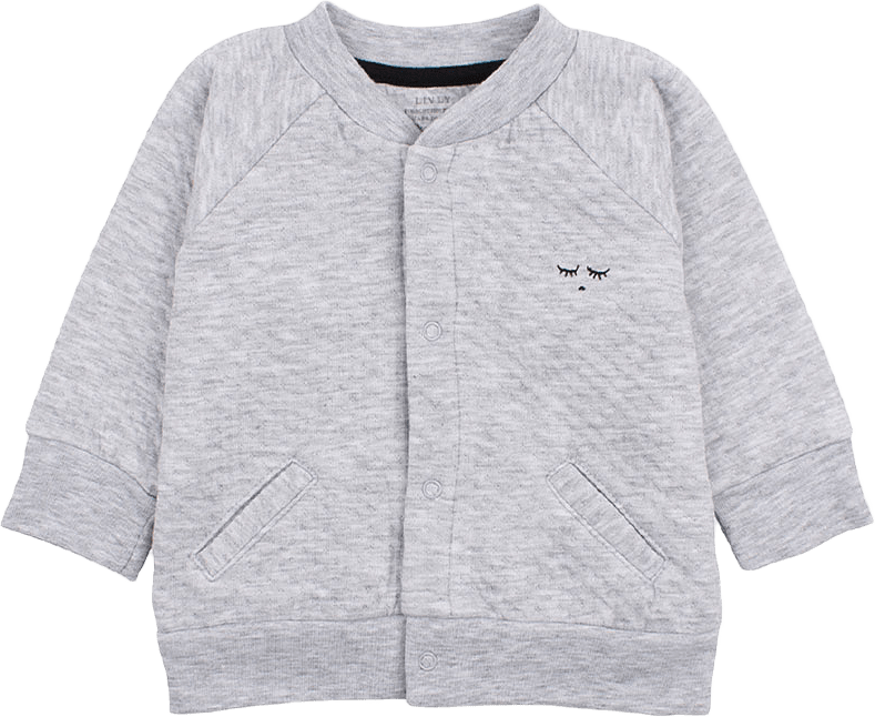 Bomber Cardigan, från Livly, i färgen Grey.