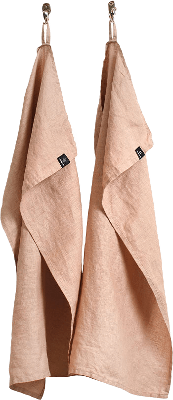 Kitchen Towel Sunshine, från Himla, i färgen Nude.