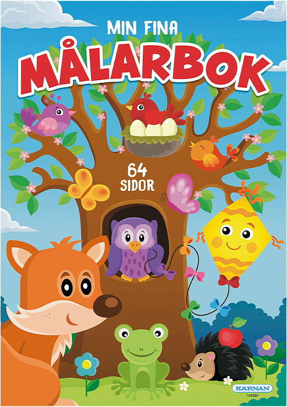 Målarbok för dem yngsta, från KÄRNAN.