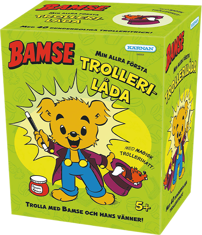 Trollerilåda, Bamses första trollerilåda, från BAMSE, i färgen Green.