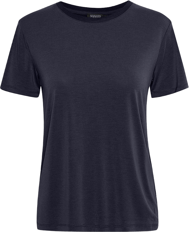 SLColumbine Crew-Neck T-Shirt, från Soaked In Luxury, i färgen Navy.