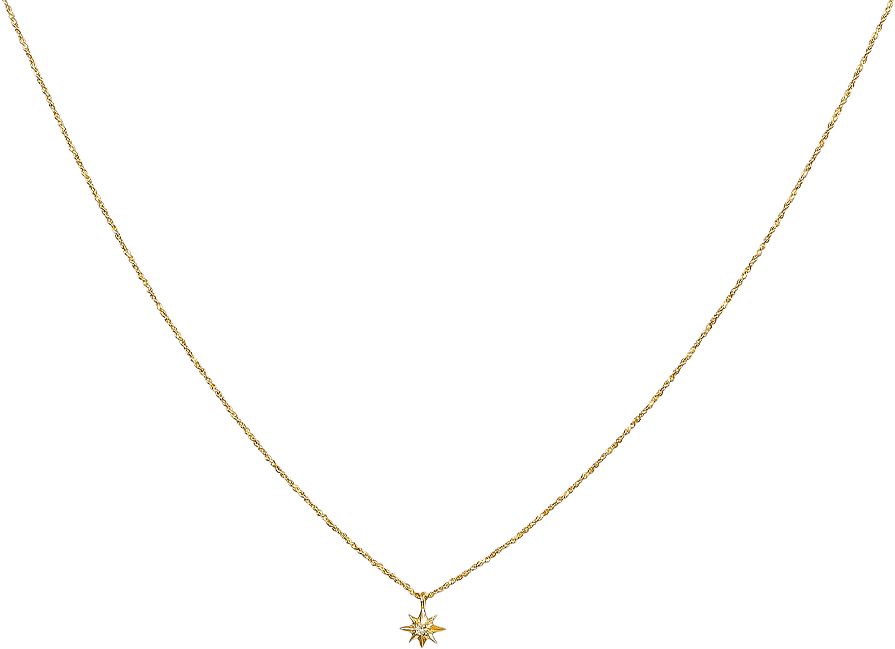 North Star Short Necklace Gold, från Syster P, i färgen Gold.