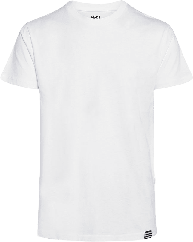 Fine Jersey Thor Tee FAV, från Mads Nørgaard, i färgen White.