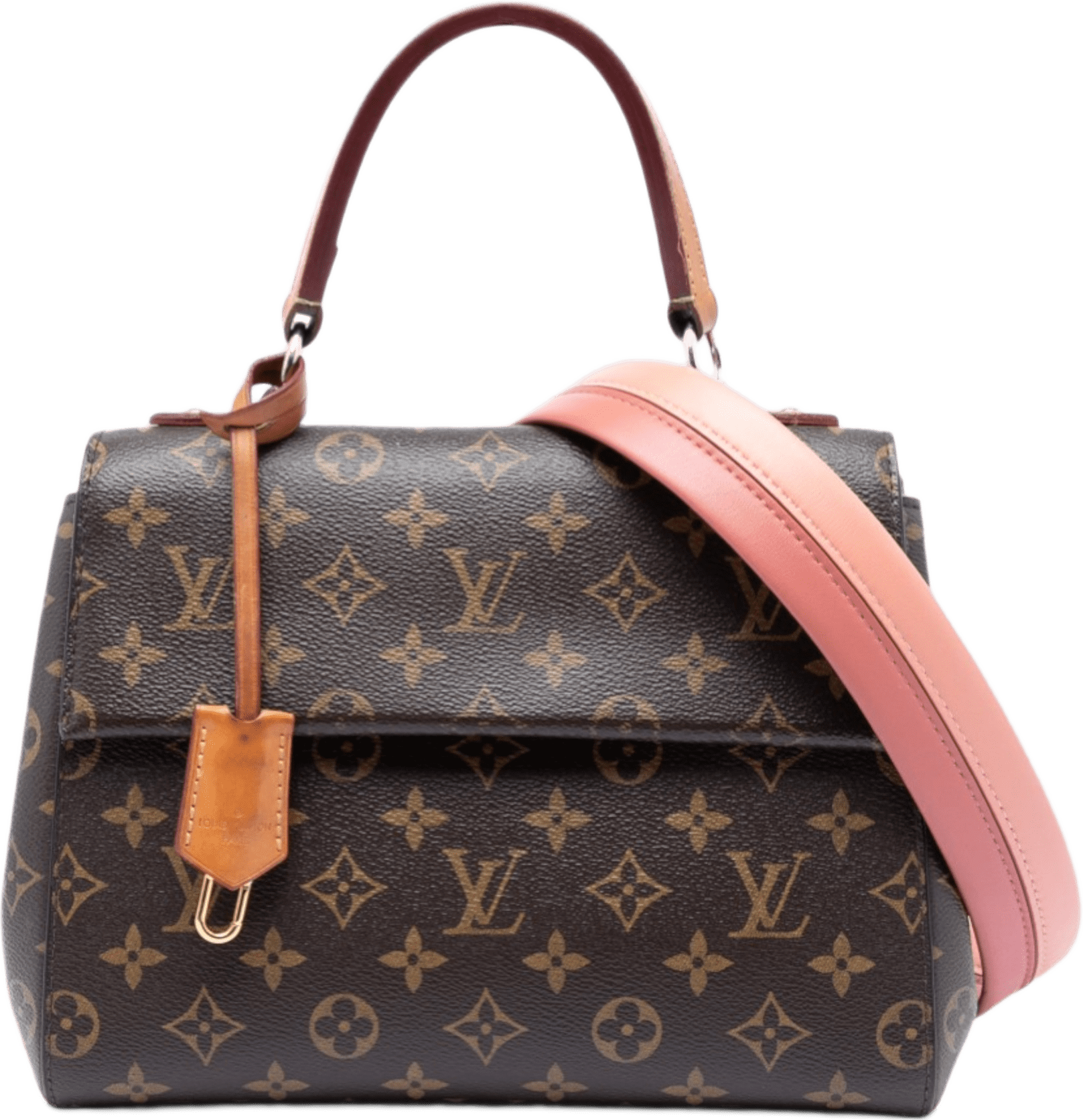 Louis Vuitton Monogram Cluny Bb, från Luxclusif, i färgen brown.