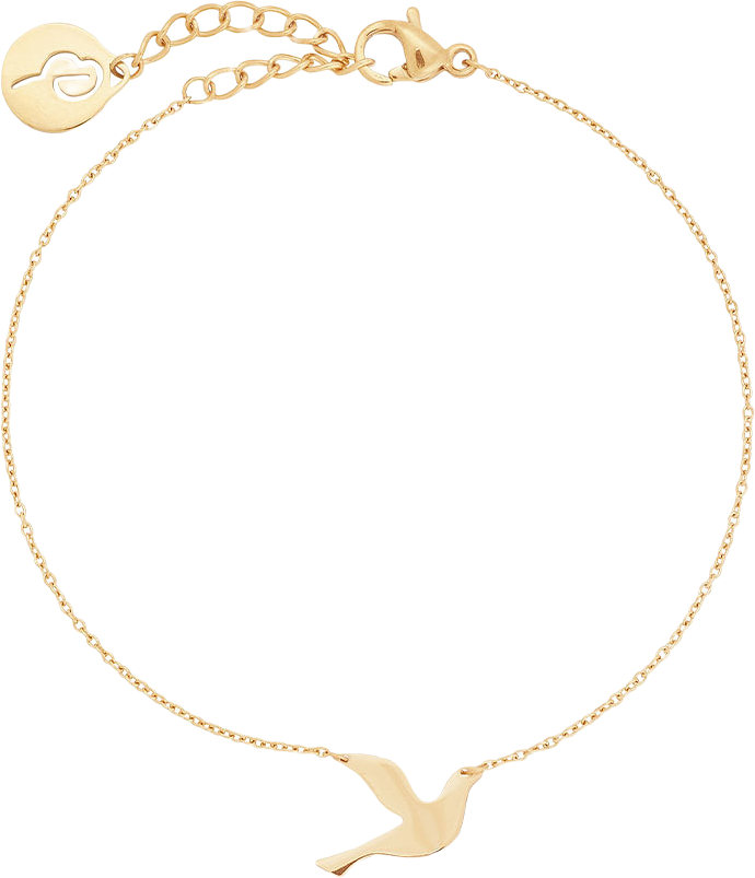 Dove Bracelet Gold, från Edblad, i färgen Gold.