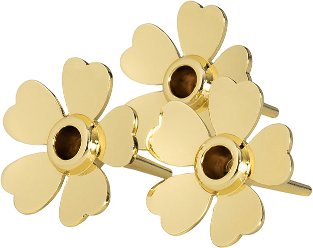 Me To You - Ljushållare 3-pack, från Design House Stockholm, i färgen Gold.