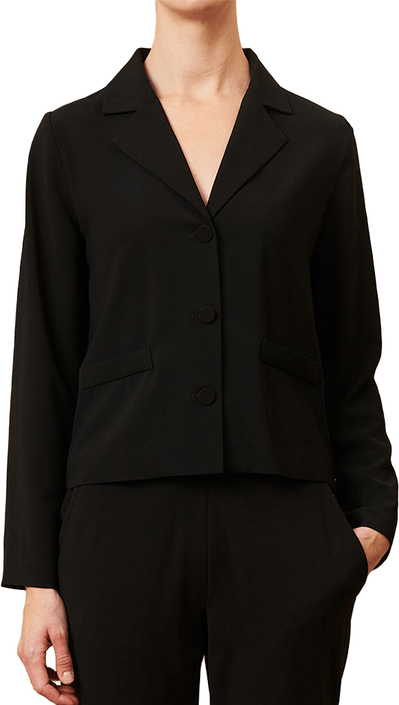 Cornelia Kort Kavaj, från Marville Road, i färgen Black.