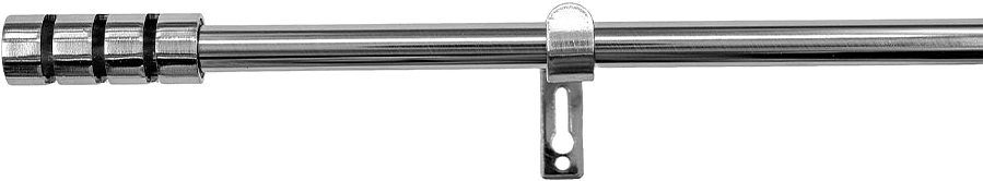 Gardinstång Mist Ø 19 mm 160-300 cm, stål, från Kirsch, i färgen Stål.