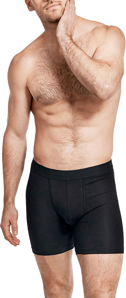 Boxer Briefs Long Leg 3-pack, från Bread & Boxers, i färgen Black.