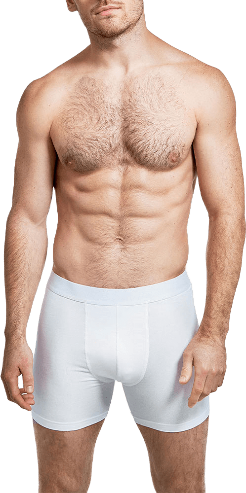 Boxer Briefs Long Leg 3-pack, från Bread & Boxers, i färgen White.