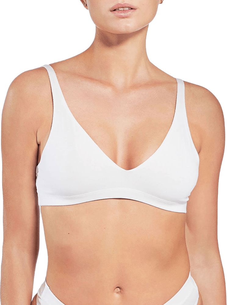 Triangle Bra, från Bread & Boxers, i färgen White.