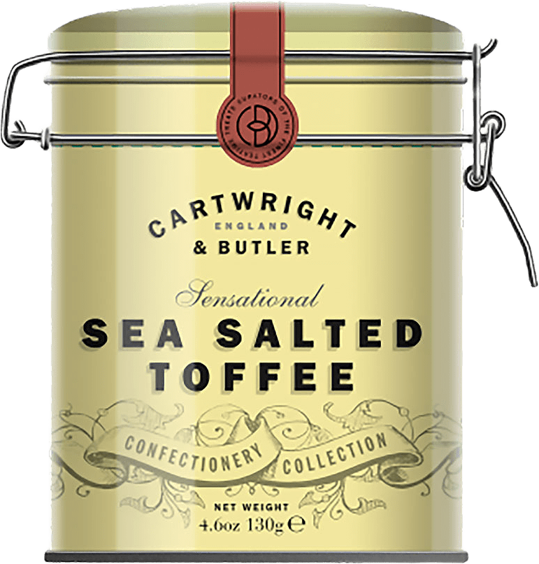 Plåt Kola havssalt, från Cartwright & Butler.