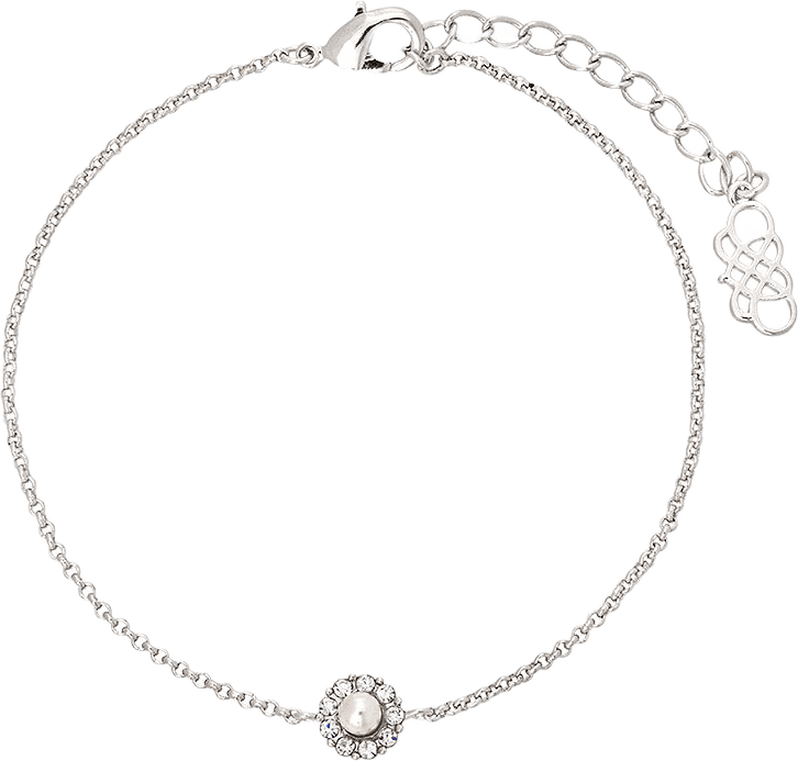 Petite Miss Sofia Pearl Bracelet - Crystal