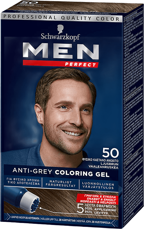 Men Perfect Hårfärg, från Schwarzkopf, i färgen Light Brown.