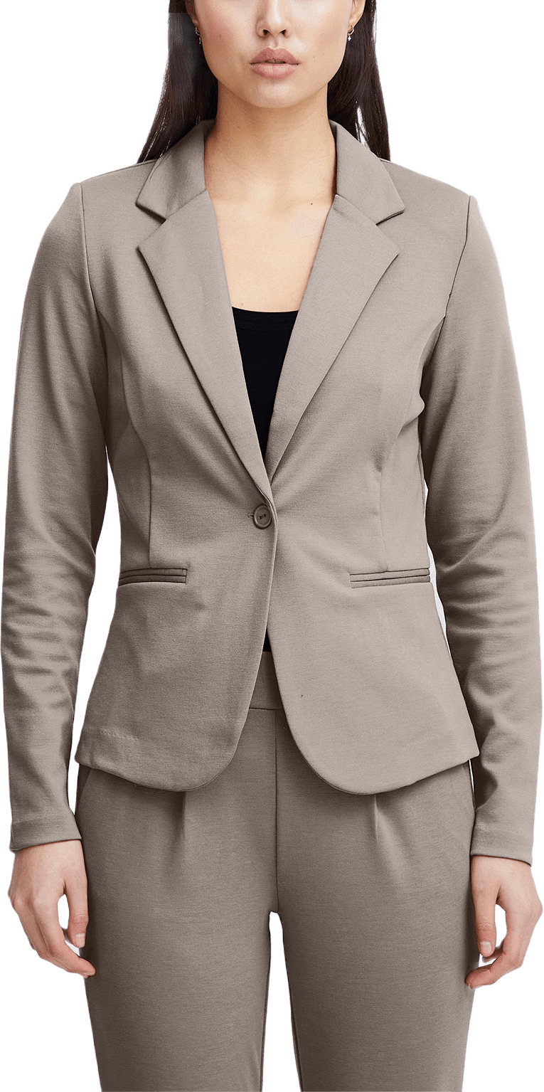 Blazer Kate, från ICHI, i färgen Driftwood.